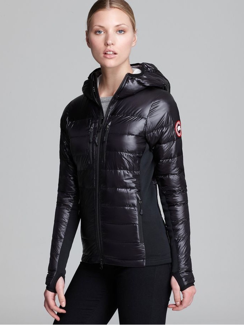🇨🇦 Canada Goose Hybridge Lite Hooded Puffer Down Jacket Black XL 🇨🇦